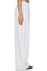 Mid Rise Sweatpant With Rhinestone Drawcord - thumbnail 5