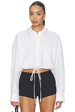 Wrap Shirt With Crystal Stud Collar - thumbnail 4