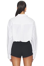 Wrap Shirt With Crystal Stud Collar - thumbnail 6