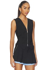 Tailored Vest With Zipper - thumbnail 5