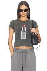 Baby Tee With Lipstick Graphic - thumbnail 4