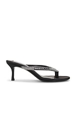 Courtney 65mm Thong Logo Sandal - thumbnail 4
