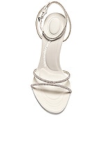 Alexander Wang Dahlia 105 Crystal Sandal in Alloy | REVOLVE