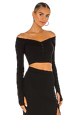 ALIX NYC Sutton Crop Top in Black | REVOLVE