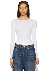 Boatneck Long Sleeve Tee
