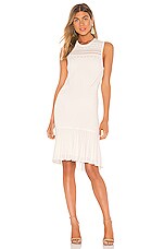 Robe Bailey 44 Evalina - Taille M, Rouge, Stretch Knit Avec Volants - Neuf Avec étiquettes
