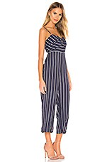 bardot layla stripe jumpsuit