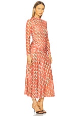 Lea Printed Mesh Dress - thumbnail 5