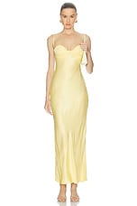 Devin Satin Maxi Dress - thumbnail 4