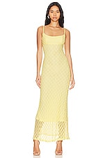 Bardot Adoni Mesh Maxi Dress in Canary Yellow | REVOLVE