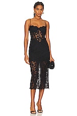 Olina Corset Midi Dress