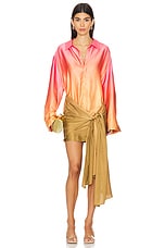 x REVOLVE Malira Ombre Shirt Dress