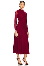 Liyana Ruched Mesh Dress - thumbnail 5