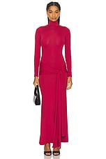 Alix Maxi Tie Front Dress - thumbnail 3