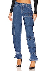 Product image of Bardot Denim Cargo Pant. Click to view full details