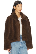 Sylvie Zip Faux Fur Jacket - thumbnail 6