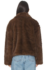 Sylvie Zip Faux Fur Jacket - thumbnail 7