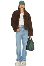 Sylvie Zip Faux Fur Jacket - thumbnail 8