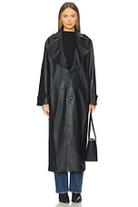Reilia Faux Leather Coat - thumbnail 5