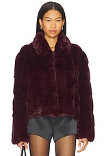 Sylvie Zip Faux Fur Jacket - thumbnail 4