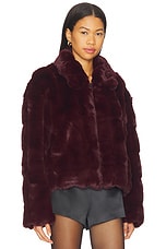 Sylvie Zip Faux Fur Jacket - thumbnail 5