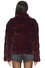 Sylvie Zip Faux Fur Jacket - thumbnail 6