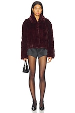 Sylvie Zip Faux Fur Jacket - thumbnail 7