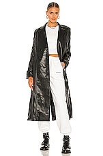 Product image of Bardot Vegan Leather Trench Coat. Click to view full details