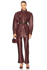 Karson Faux Leather Pant - thumbnail 8