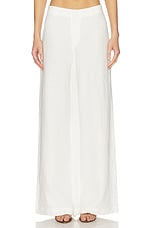 Serafina Linen Mid Rise Pant - thumbnail 4