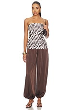 Nikola Satin Balloon Pant - thumbnail 8