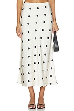 Pheobe Satin Midi Skirt - thumbnail 4