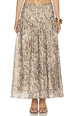 Hildie High Waisted Midi Skirt - thumbnail 4