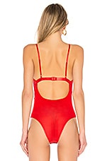 Bardot Britney Bodysuit in Red in Formula 1 | REVOLVE