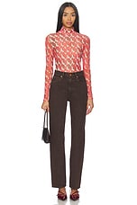Alba Long Sleeve Mesh Top - thumbnail 7