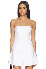 Helenia Linen Strapless Top - thumbnail 4