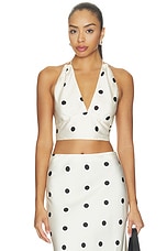 Pheobe Satin Halter Tie Top - thumbnail 5
