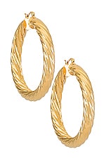 Product image of BRACHA Milan Large Hoops. Click to view full details