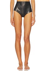 Latex High Waist Hot Pant - thumbnail 5