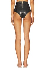 Latex High Waist Hot Pant - thumbnail 7