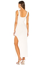 noir et blanc midi dress