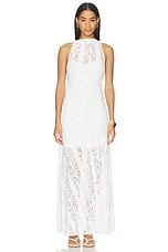 Henrietta High Neck Maxi Dress - thumbnail 4