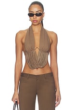 Malik Drape Top - thumbnail 4