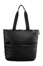BEIS The Expandable Puffy Tote in Black | REVOLVE