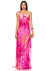 Abira One Shoulder Maxi Dress - thumbnail 4