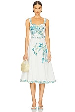 Midi Dress With Buckle Belt - thumbnail 4