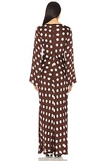 Long Dress in Brown & White - thumbnail 6