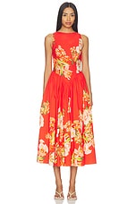 Boat Neck Midi Dress - thumbnail 4