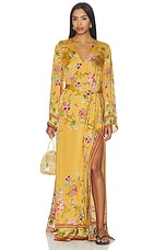 Maxi Kaftan With Belt - thumbnail 4