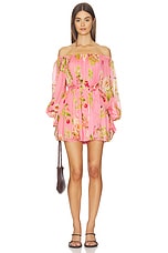 Off Shoulder Romper With Tie Up Belt - thumbnail 4
